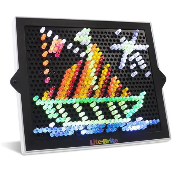 Lite Brite Classic, Favorite Retro Toy - Create Art with Light, STEM, - Picture 6 of 7